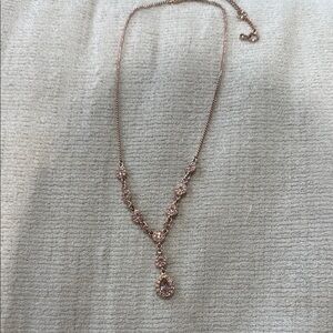 Givenchy Gold Y-Drop Necklace with Delicate Chain